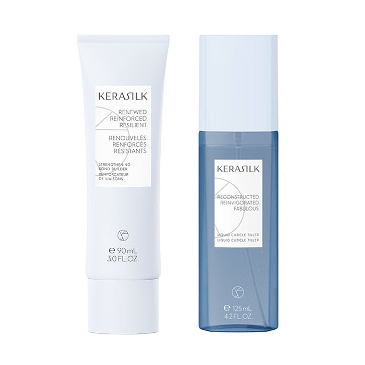 KERASILK DUO PACK Bond Builder 90ml & Cuticle Filler 125ml